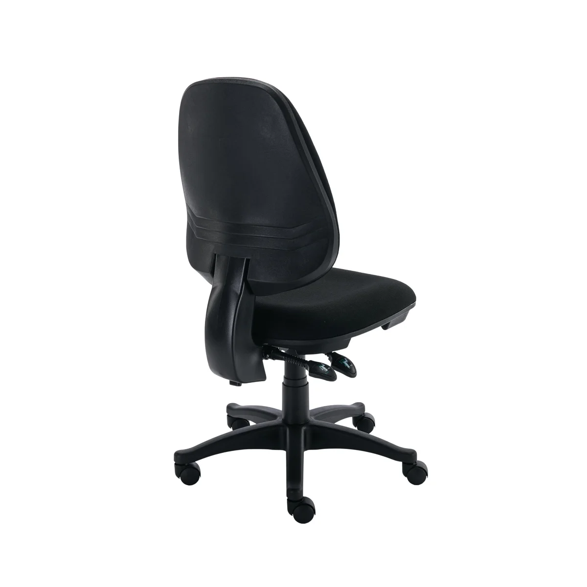 Astin Nesta Operator Chair 2 Lever Upholstered 590x900x1050mm Black KF77707 - Image 3