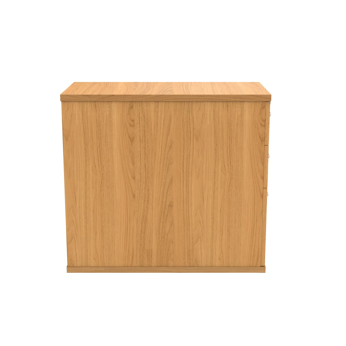 Astin 3 Drawer Desk High Pedestal Lockable 404x800x730mm Norwegian Beech KF77718 - Image 2