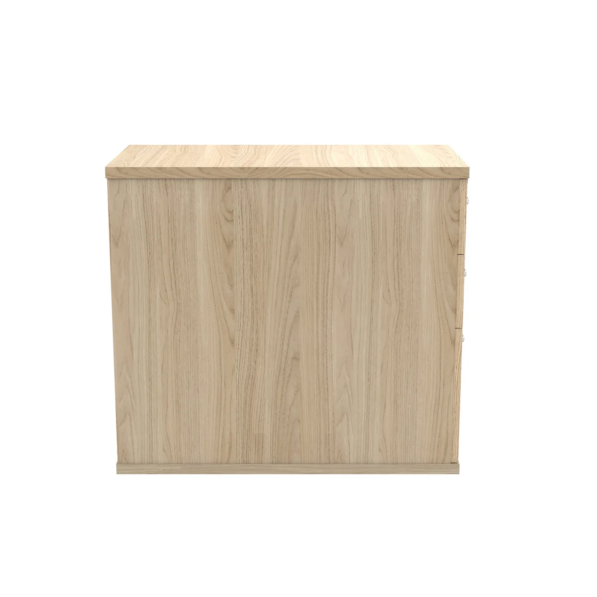 Astin 3 Drawer Desk High Pedestal Lockable 404x800x730mm Canadian Oak KF77719 - Image 2
