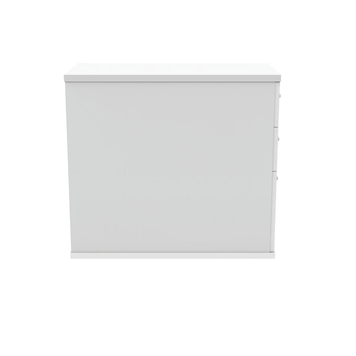Astin 3 Drawer Desk High Pedestal Lockable 404x800x730mm Arctic White KF77720 - Image 2
