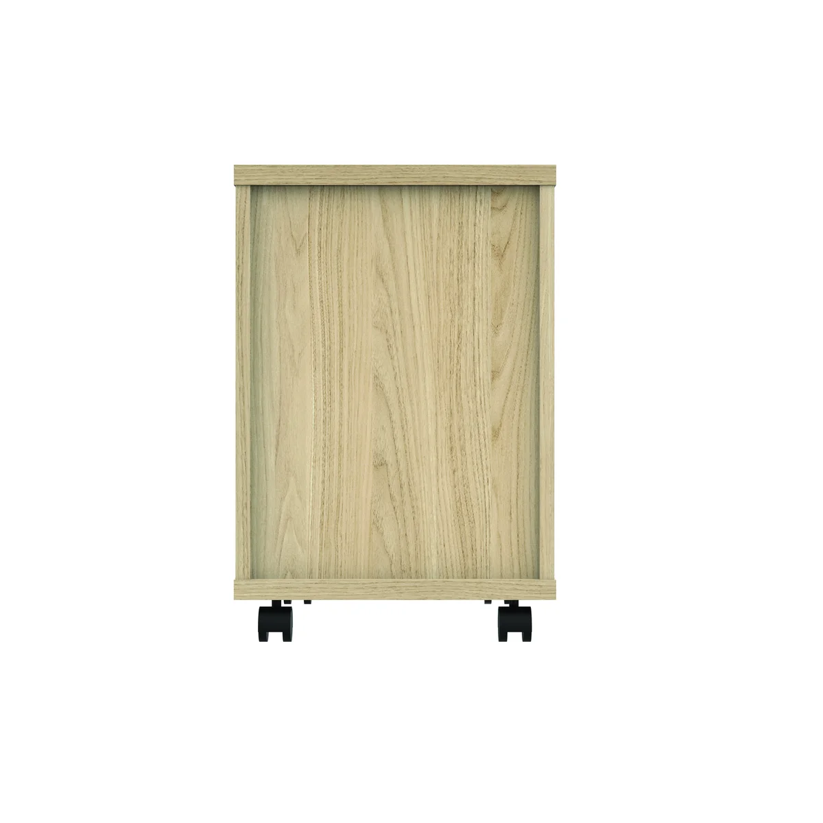 Astin 2 Drawer Mobile Under Desk Pedestal 400x500x590mm Canadian Oak KF77724 - Image 4