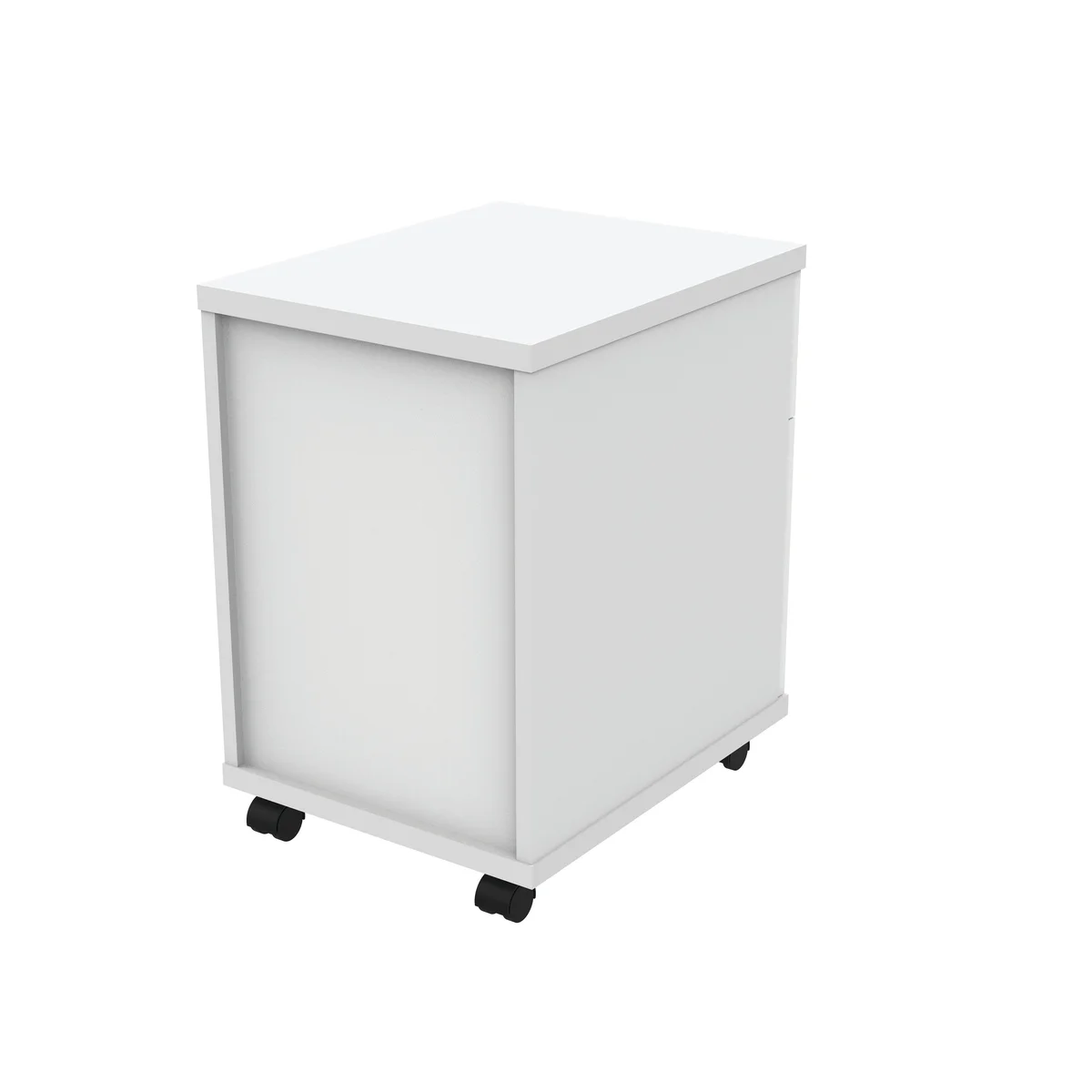 Astin 2 Drawer Mobile Under Desk Pedestal 400x500x590mm Arctic White KF77726 - Image 3