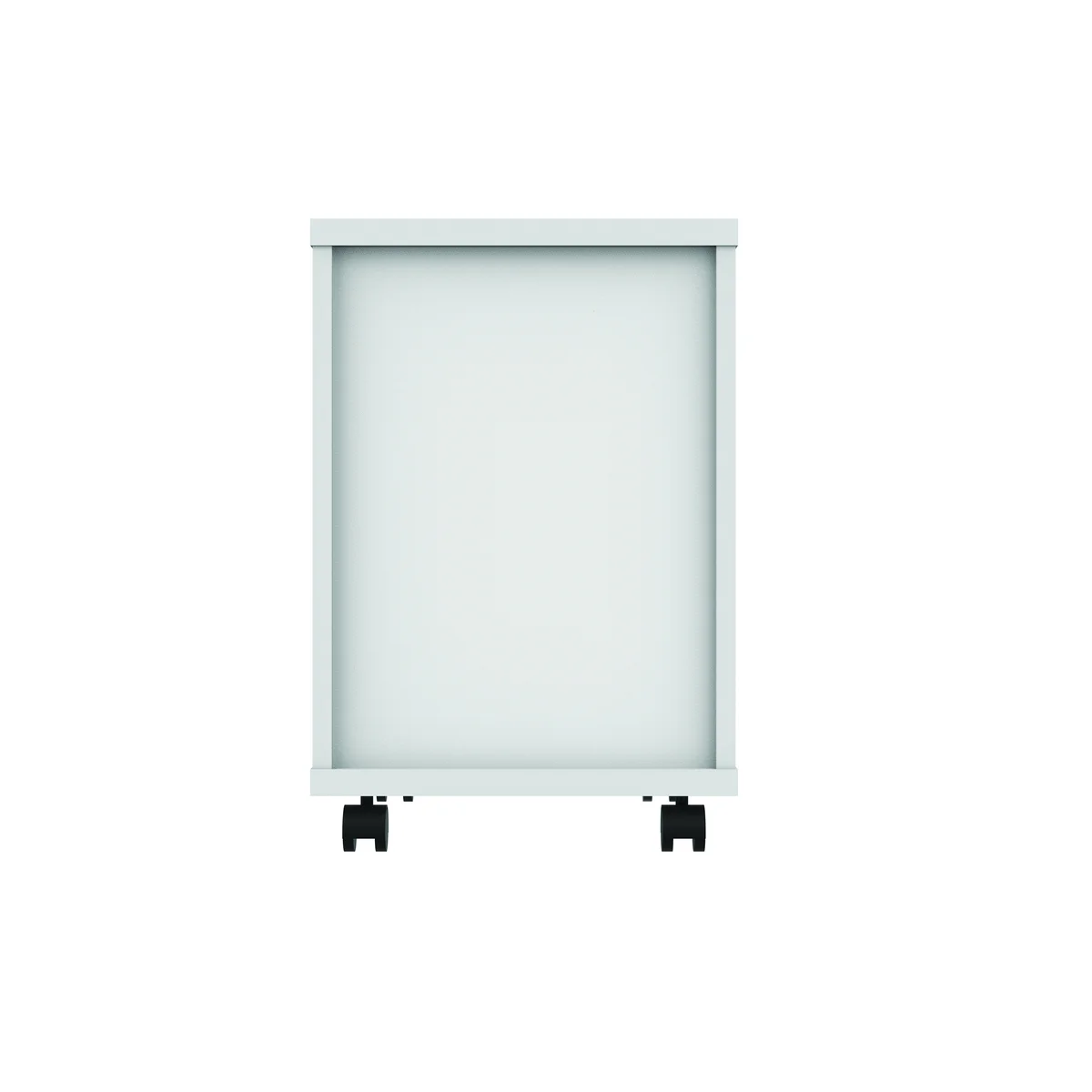 Astin 2 Drawer Mobile Under Desk Pedestal 400x500x590mm Arctic White KF77726 - Image 4