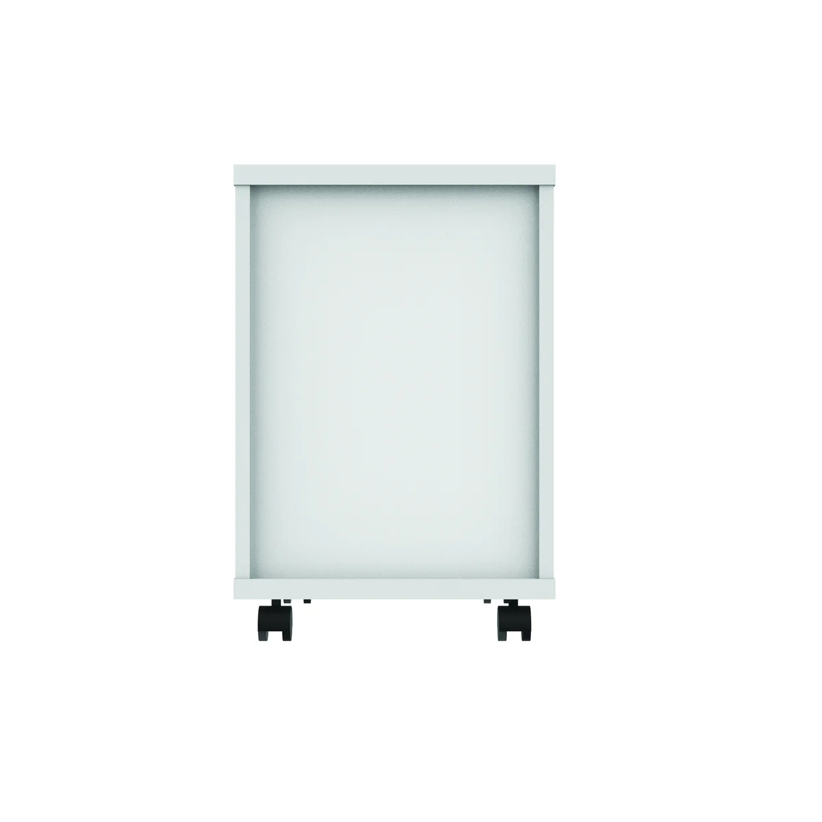 Astin 3 Drawer Mobile Under Desk Pedestal 400x500x590mm Arctic White KF77727 - Image 4