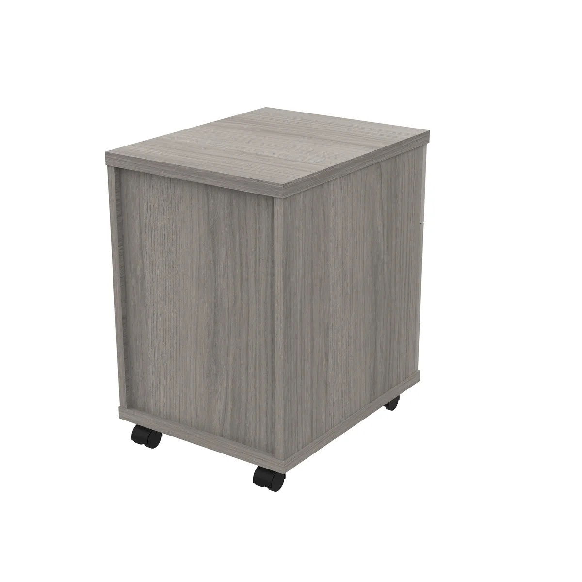 Astin 2 Drawer Mobile Under Desk Pedestal 400x500x590mm Alaskan Grey Oak KF77728 - Image 3