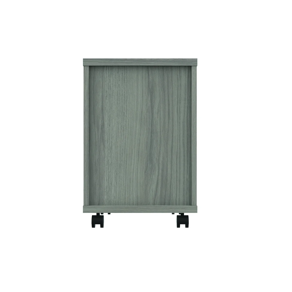 Astin 2 Drawer Mobile Under Desk Pedestal 400x500x590mm Alaskan Grey Oak KF77728 - Image 4