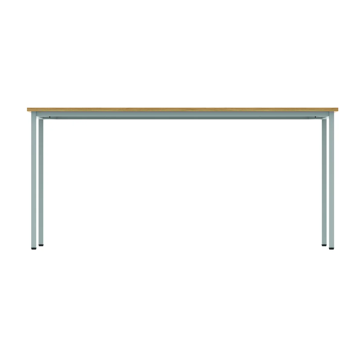 Astin Rectangular Multipurpose Table 1600x600x730mm Norwegian Beech/Silver KF77733 - Image 4