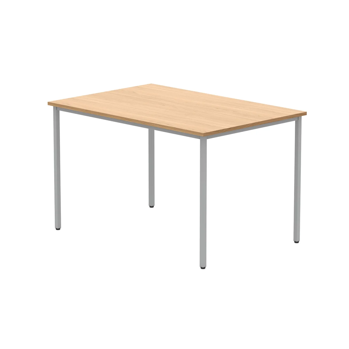 Astin Rectangular Multipurpose Table 1200x800x730mm Norwegian Beech/Silver KF77734 - Image 3