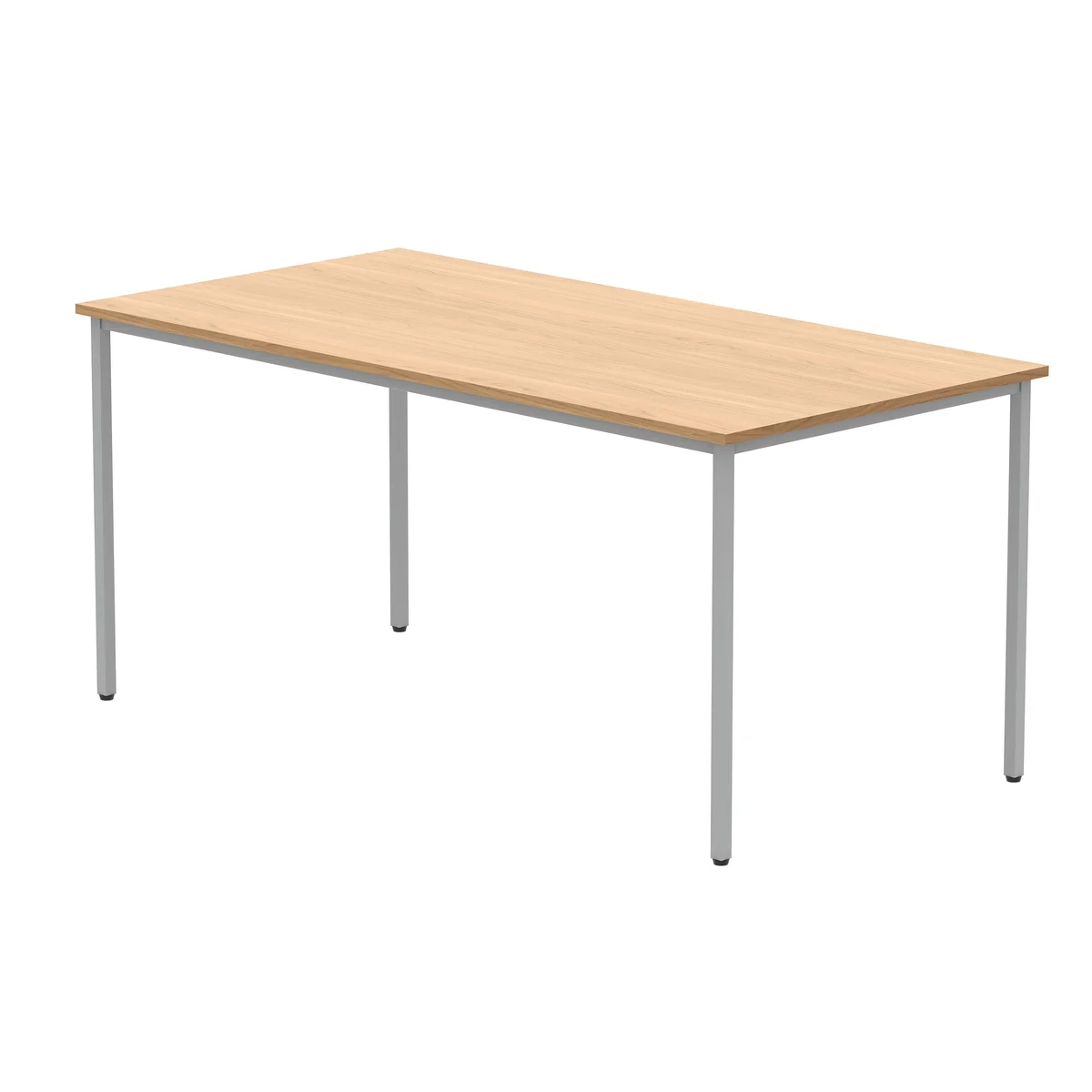 Astin Rectangular Multipurpose Table 1600x800x730mm Norwegian Beech/Silver KF77735 - Image 3