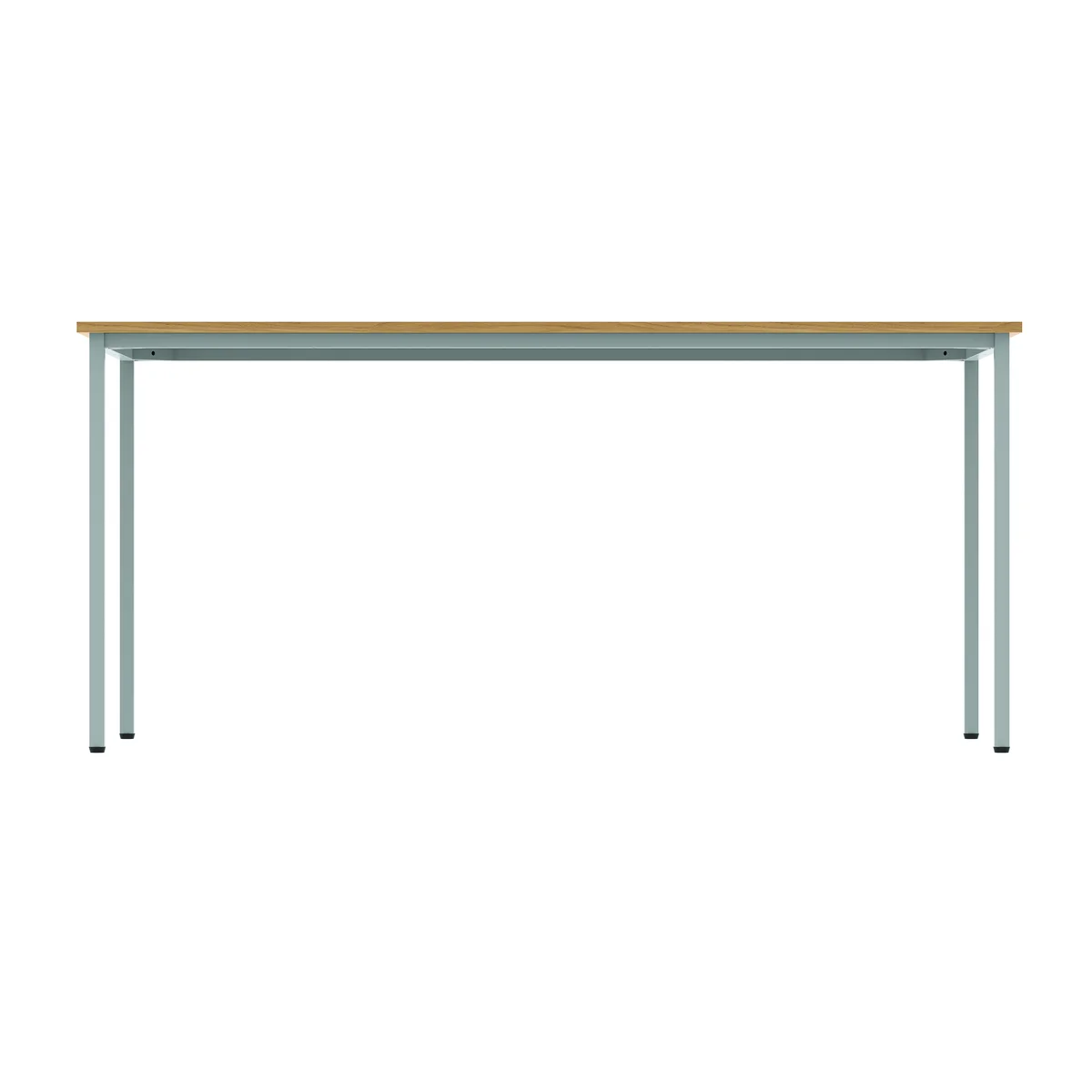 Astin Rectangular Multipurpose Table 1600x800x730mm Norwegian Beech/Silver KF77735 - Image 4