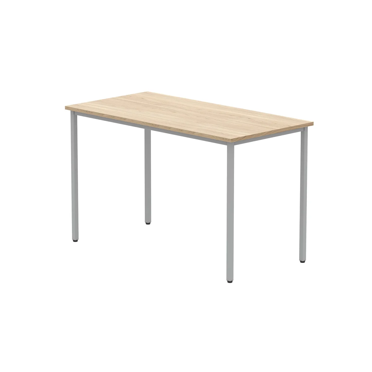 Astin Rectangular Multipurpose Table 1200x600x730mm Canadian Oak/Silver KF77736 - Image 3