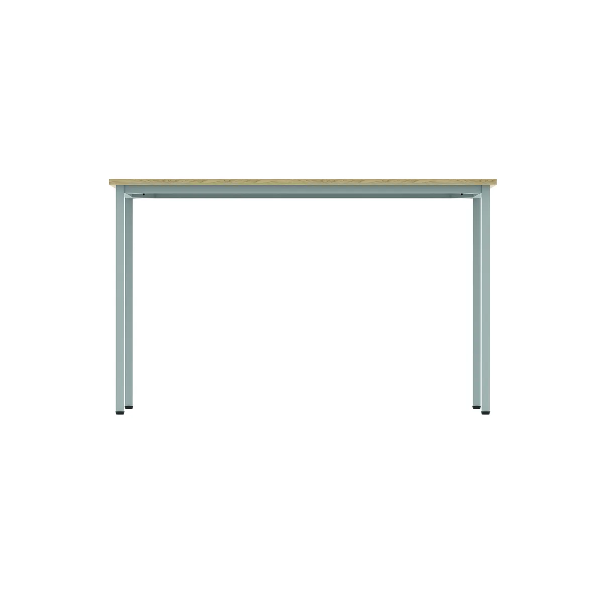 Astin Rectangular Multipurpose Table 1200x600x730mm Canadian Oak/Silver KF77736 - Image 4