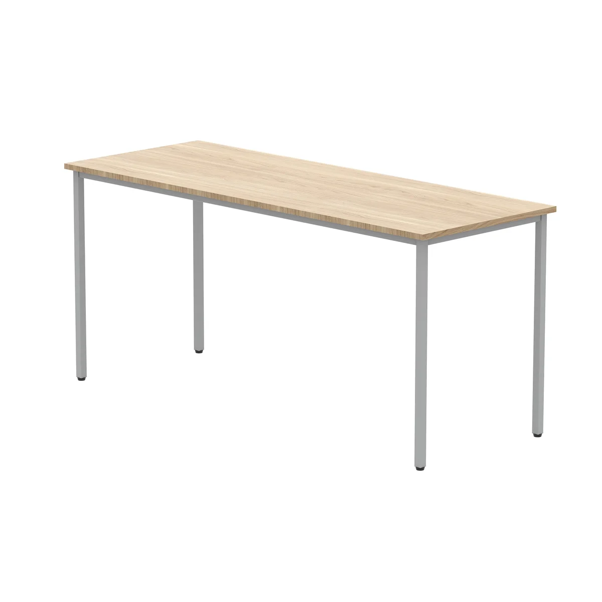 Astin Rectangular Multipurpose Table 1660x600x730mm Canadian Oak/Silver KF77737 - Image 3