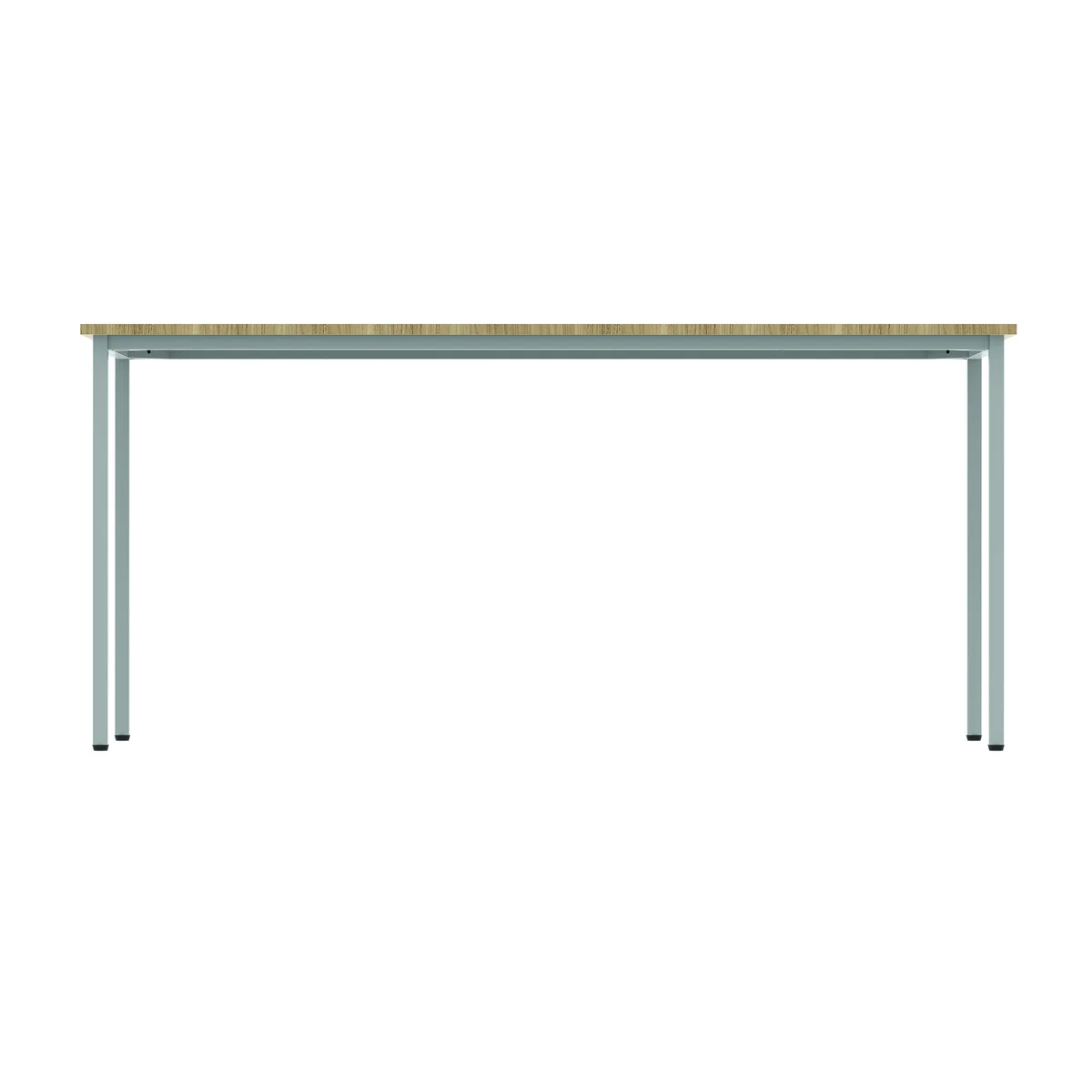 Astin Rectangular Multipurpose Table 1660x600x730mm Canadian Oak/Silver KF77737 - Image 4