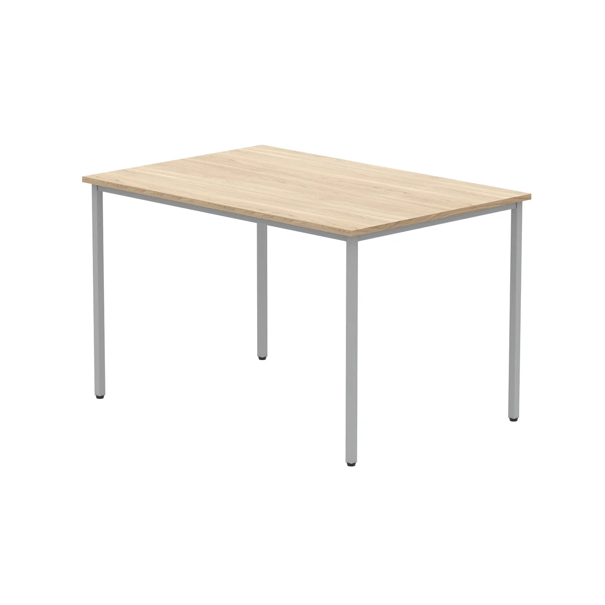 Astin Rectangular Multipurpose Table 1200x800x730mm Canadian Oak/Silver KF77738 - Image 3