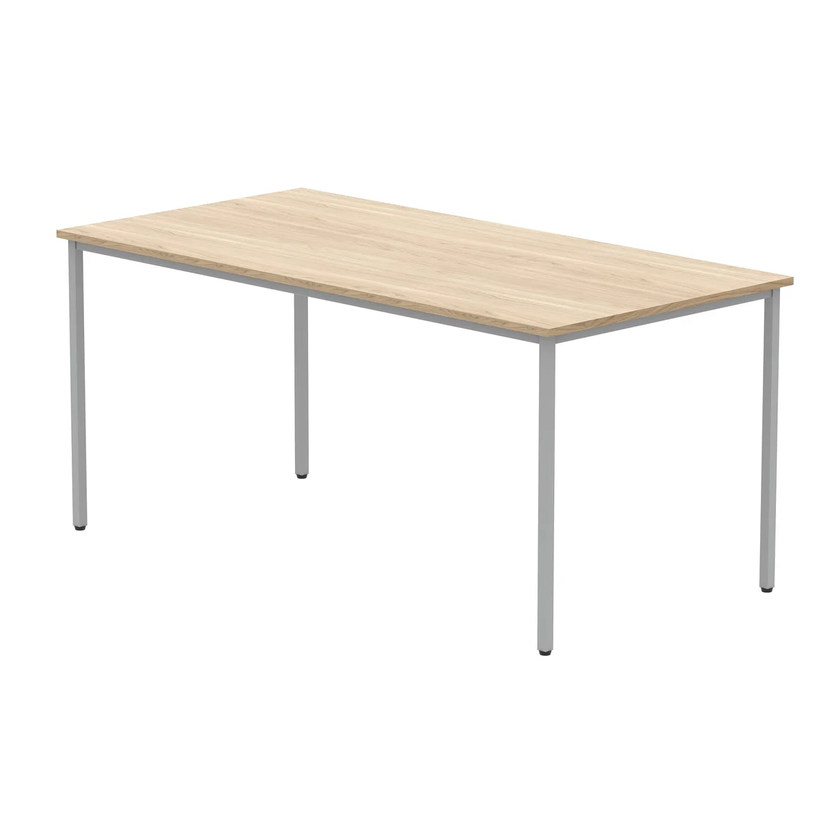 Astin Rectangular Multipurpose Table 1600x800x730mm Canadian Oak/Silver KF77739 - Image 3