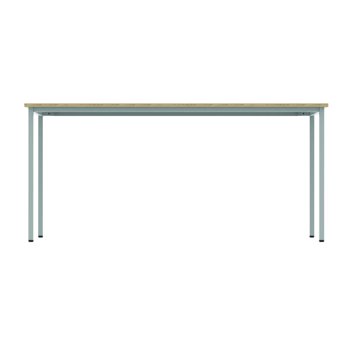 Astin Rectangular Multipurpose Table 1600x800x730mm Canadian Oak/Silver KF77739 - Image 4