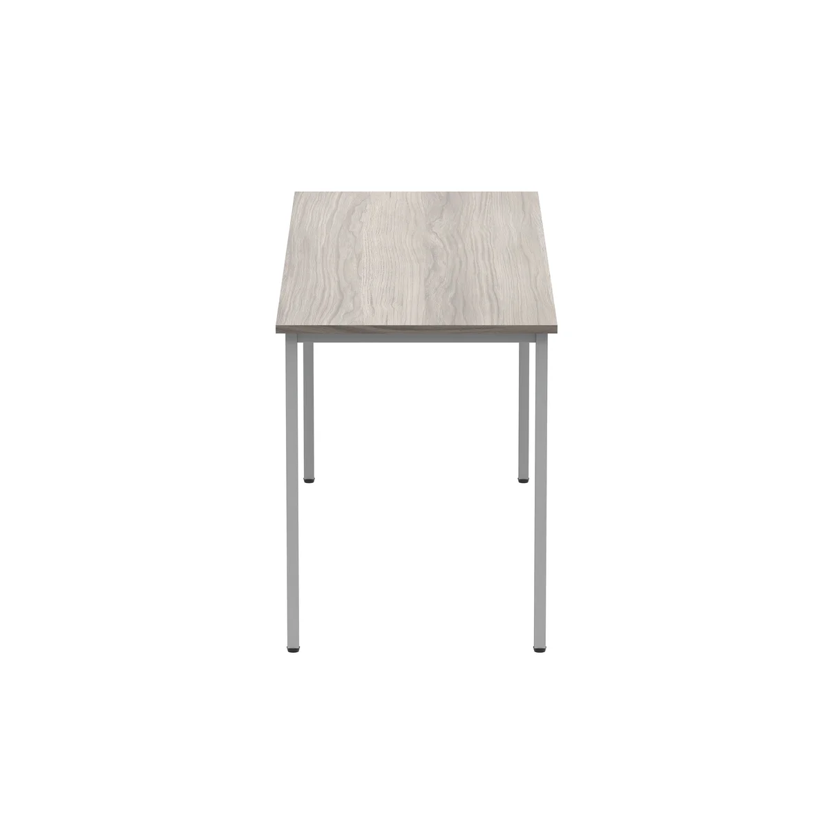 Astin Rectangular Multipurpose Table 1600x600x730mm Alaskan Grey Oak/Silver KF77745 - Image 2