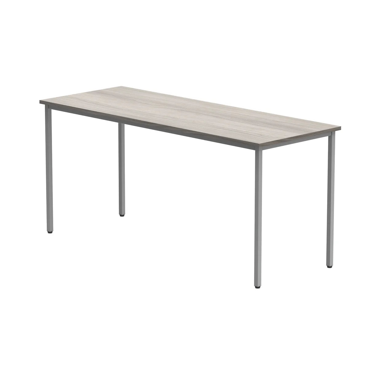 Astin Rectangular Multipurpose Table 1600x600x730mm Alaskan Grey Oak/Silver KF77745 - Image 3