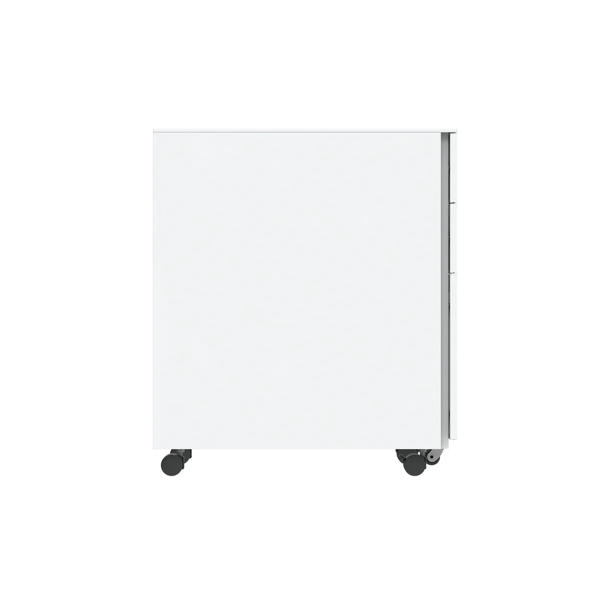 Astin 3 Drawer Mobile Under Desk Pedestal 480x580x610mm Arctic White KF77749 - Image 2