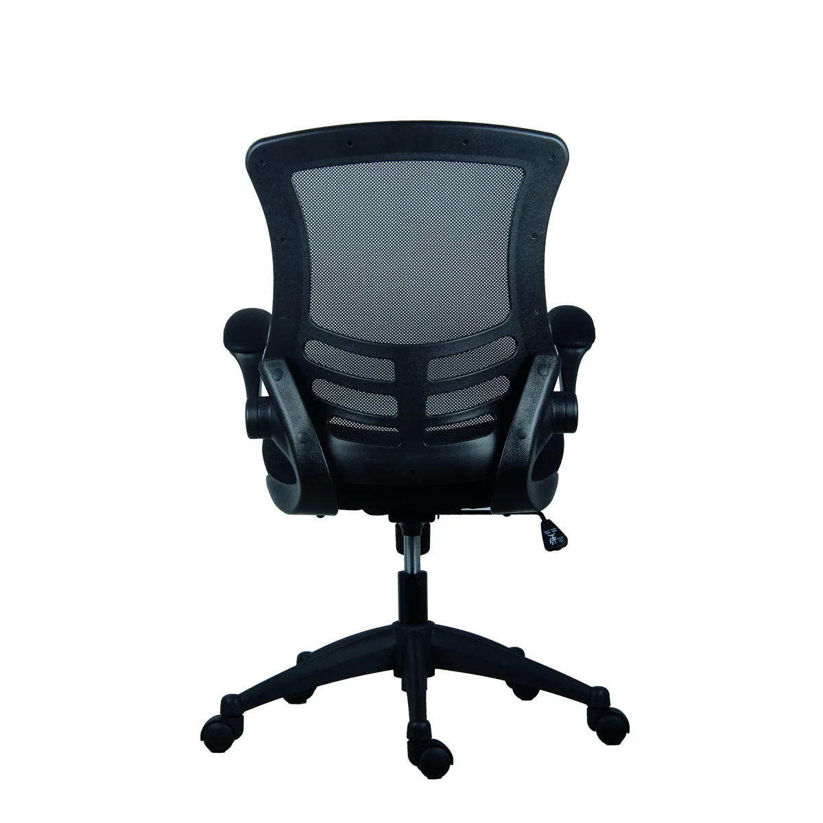Jemini Jaya Mesh Back Chair with Folding Arms 680x670x1070mm Black KF77784 - Image 4