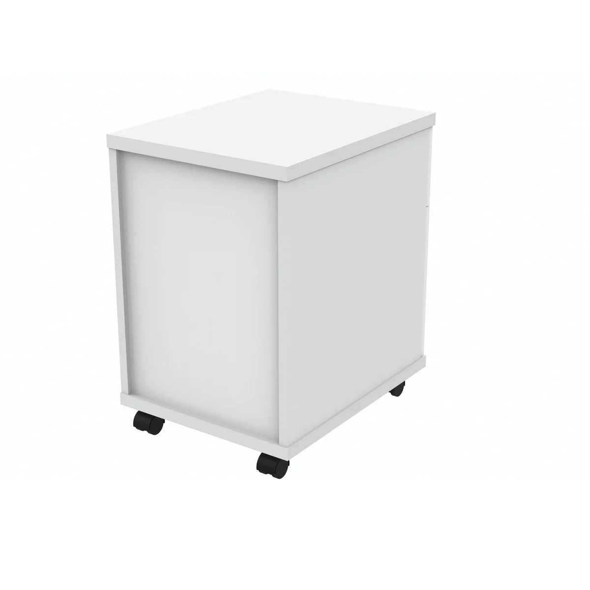 Polaris 2 Drawer Mobile Under Desk Pedestal 404x500x595mm Arctic White KF77886 - Image 3