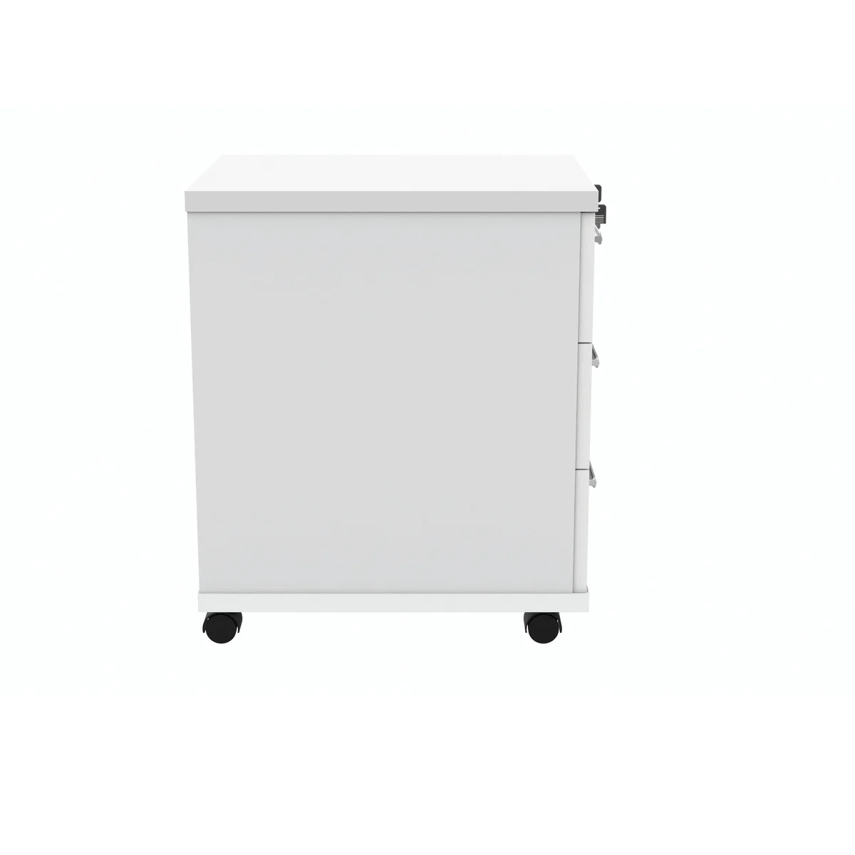 Polaris 3 Drawer Mobile Under Desk Pedestal 404x500x595mm Arctic White KF77887 - Image 2