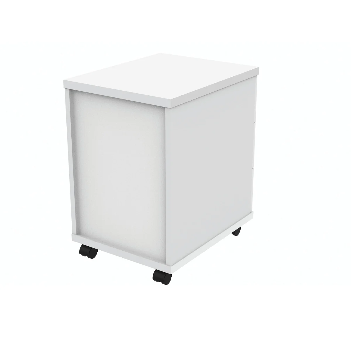 Polaris 3 Drawer Mobile Under Desk Pedestal 404x500x595mm Arctic White KF77887 - Image 3