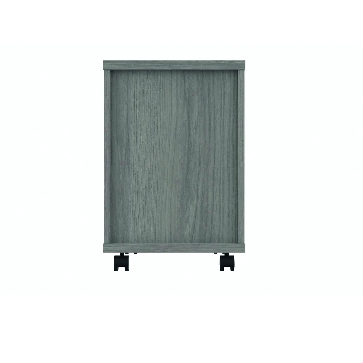 Polaris 2 Drawer Mobile Under Desk Pedestal 404x500x595mm Alaskan Grey Oak KF77888 - Image 4
