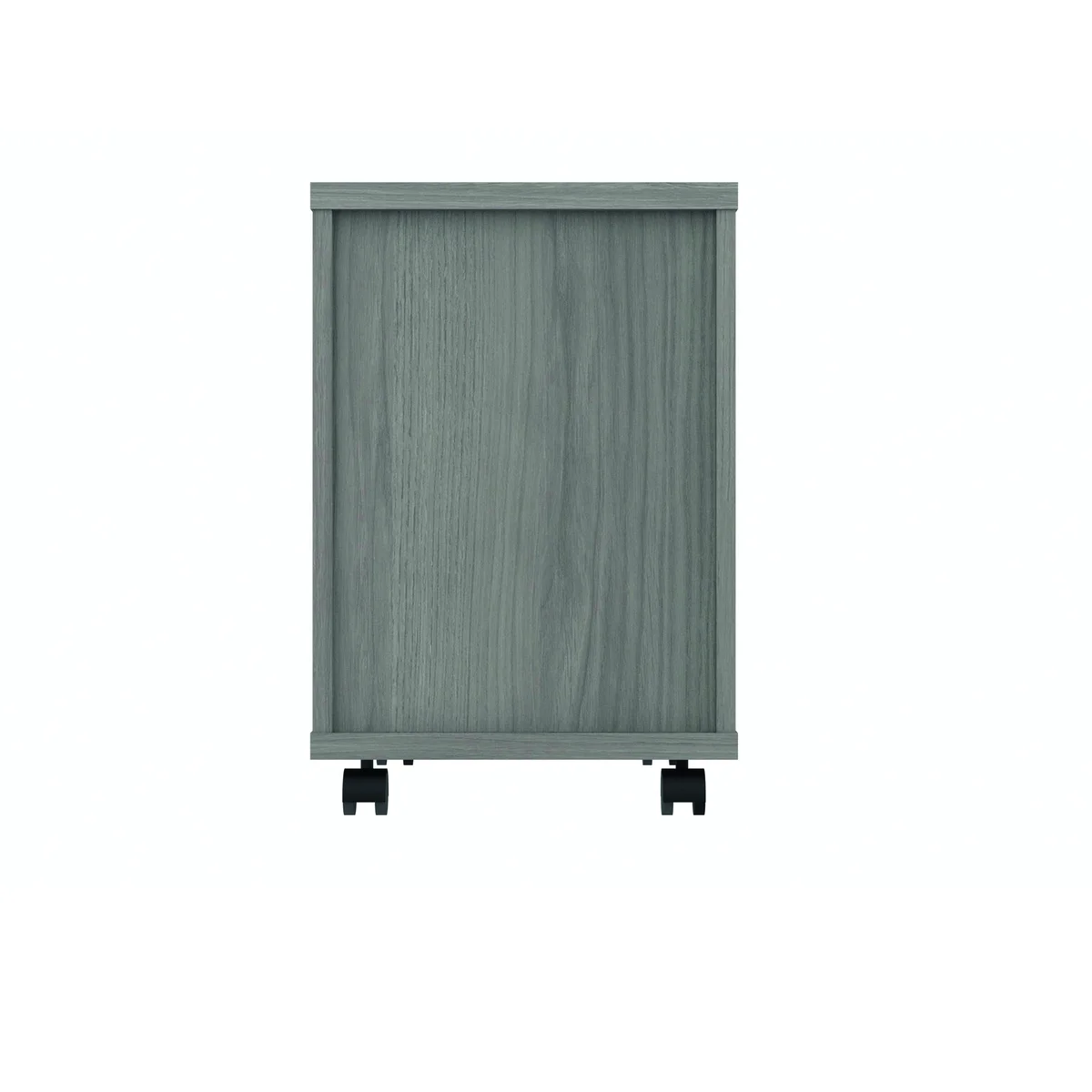 Polaris 3 Drawer Mobile Under Desk Pedestal 404x500x595mm Alaskan Grey Oak KF77889 - Image 4