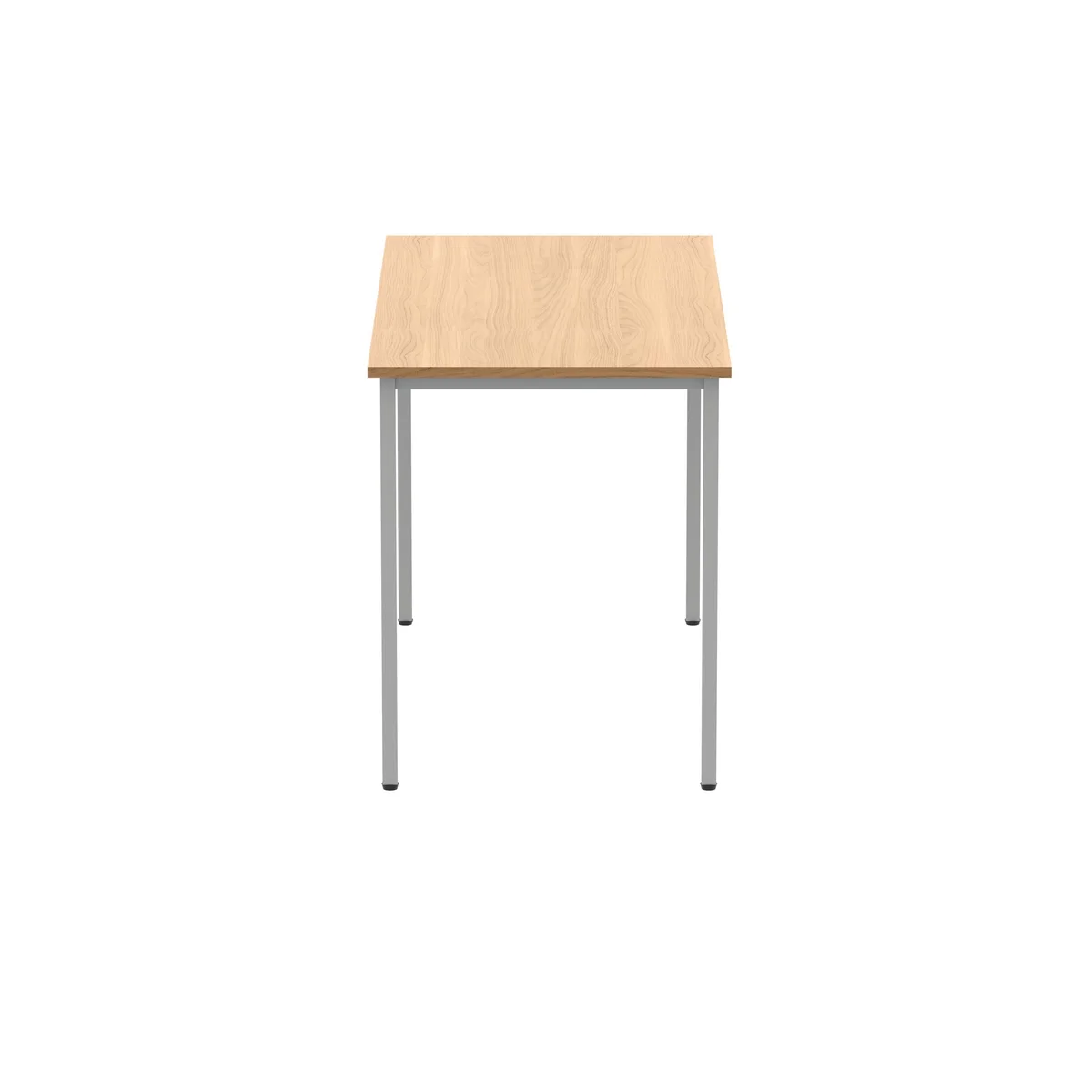 Polaris Rectangular Multipurpose Table 1200x600x730mm Norwegian Beech/Silver KF77890 - Image 2