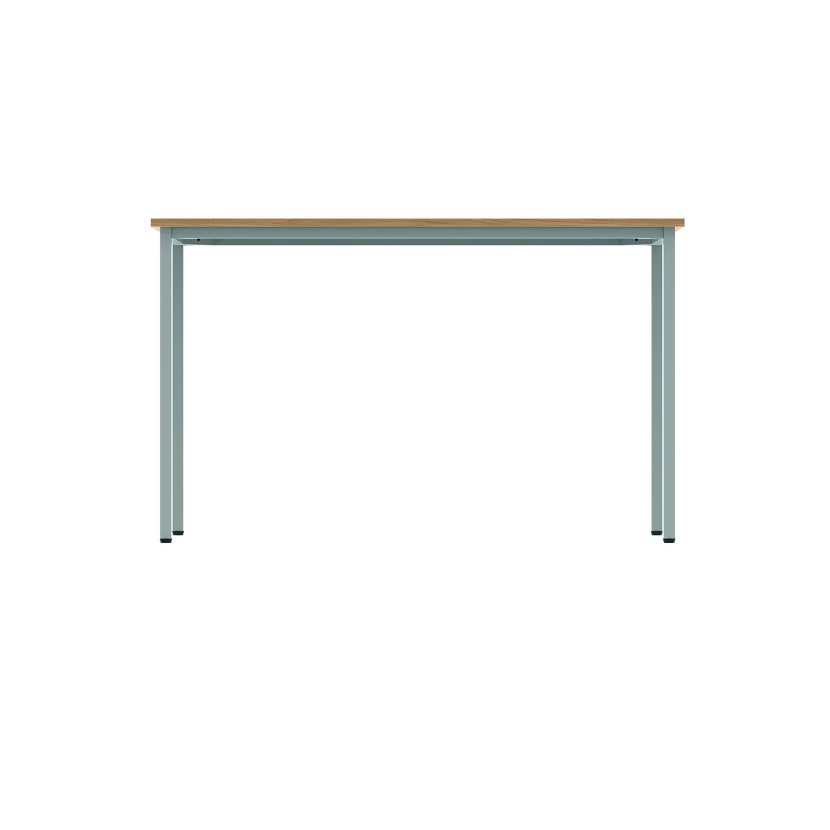 Polaris Rectangular Multipurpose Table 1200x600x730mm Norwegian Beech/Silver KF77890 - Image 4