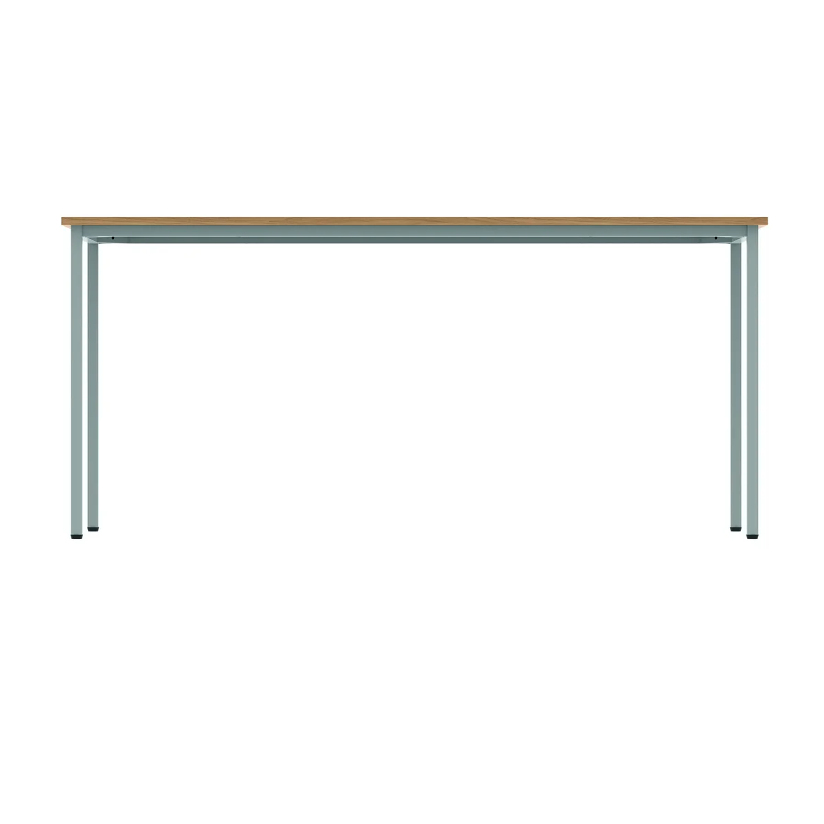 Polaris Rectangular Multipurpose Table 1600x600x730mm Norwegian Beech/Silver KF77891 - Image 4