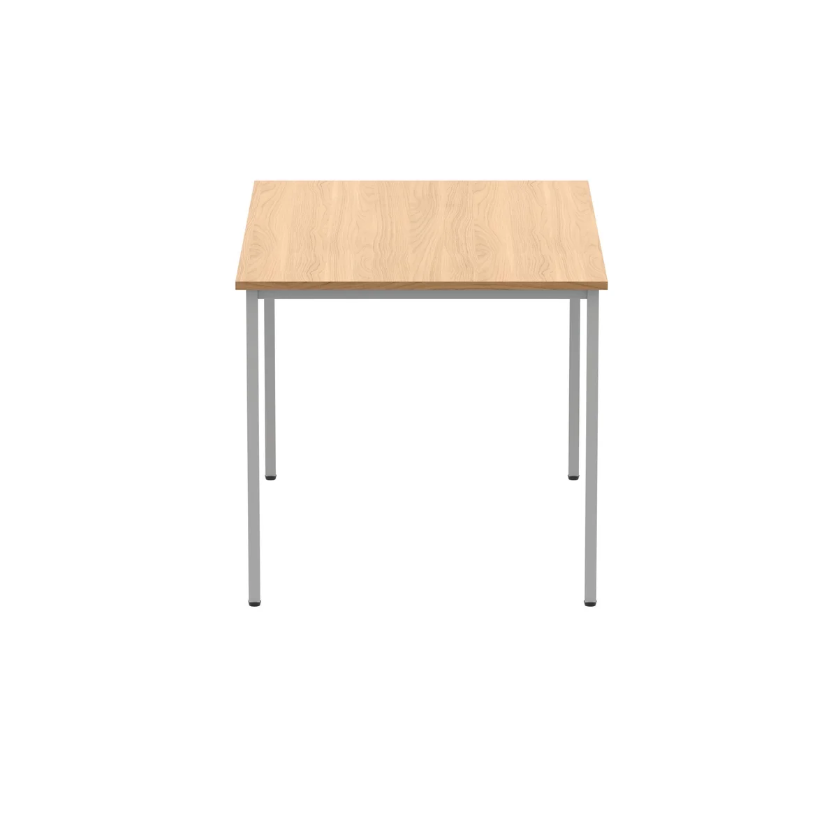 Polaris Rectangular Multipurpose Table 1200x800x730mm Norwegian Beech/Silver KF77892 - Image 2