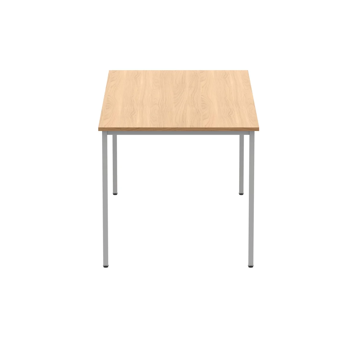 Polaris Rectangular Multipurpose Table 1600x800x730mm Norwegian Beech/Silver KF77893 - Image 2