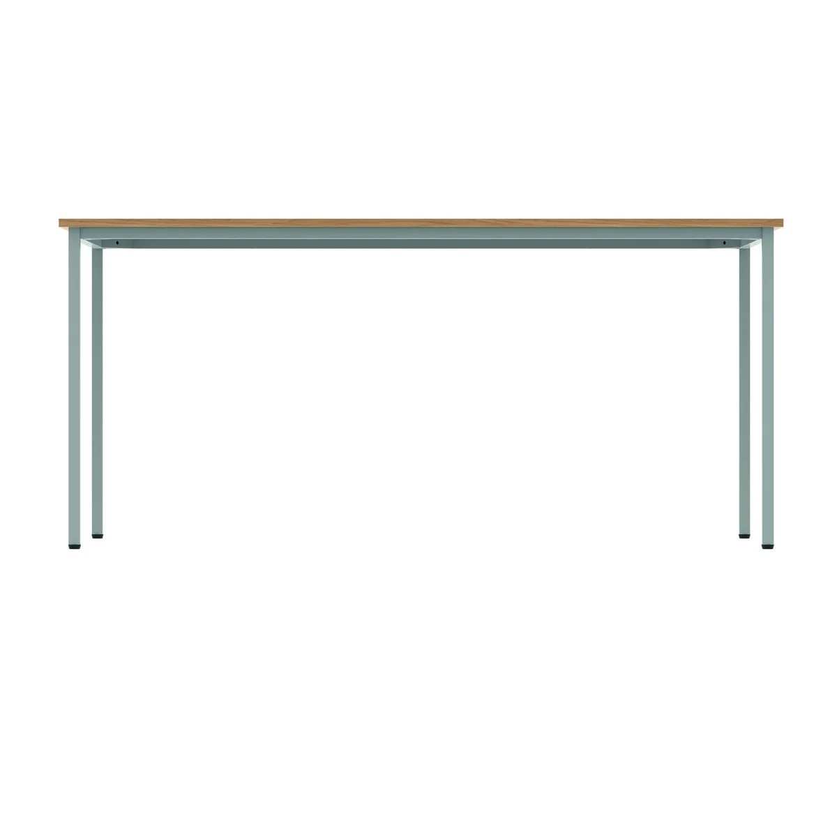 Polaris Rectangular Multipurpose Table 1600x800x730mm Norwegian Beech/Silver KF77893 - Image 4