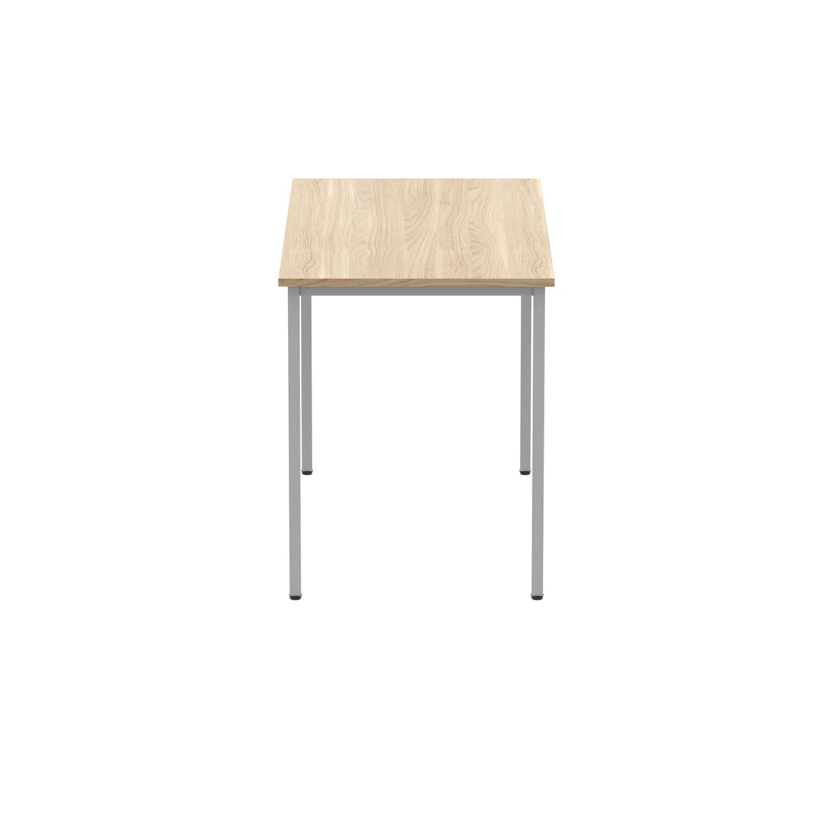 Polaris Rectangular Multipurpose Table 1200x600x730mm Canadian Oak/Silver KF77894 - Image 2