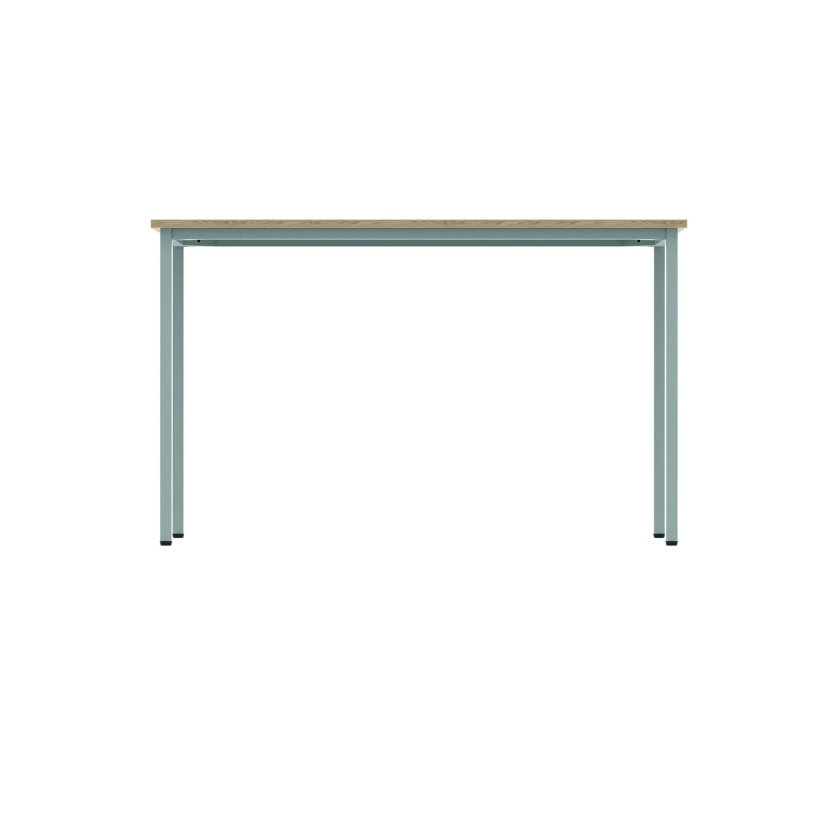 Polaris Rectangular Multipurpose Table 1200x600x730mm Canadian Oak/Silver KF77894 - Image 4