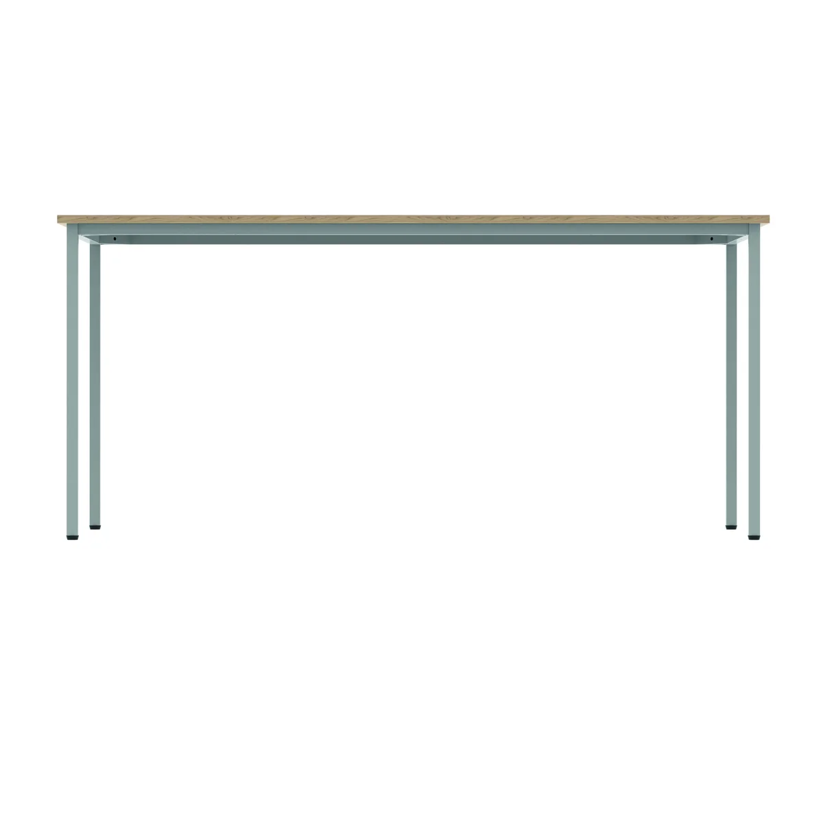 Polaris Rectangular Multipurpose Table 1600x800x730mm Canadian Oak/Silver KF77897 - Image 4