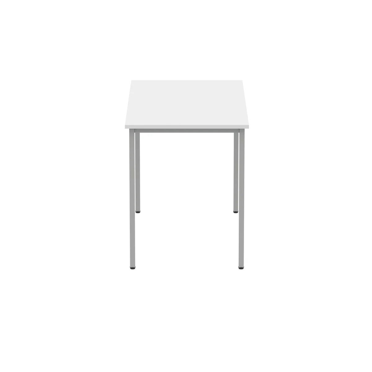Polaris Rectangular Multipurpose Table 1200x600x730mm Arctic White/Silver KF77898 - Image 2
