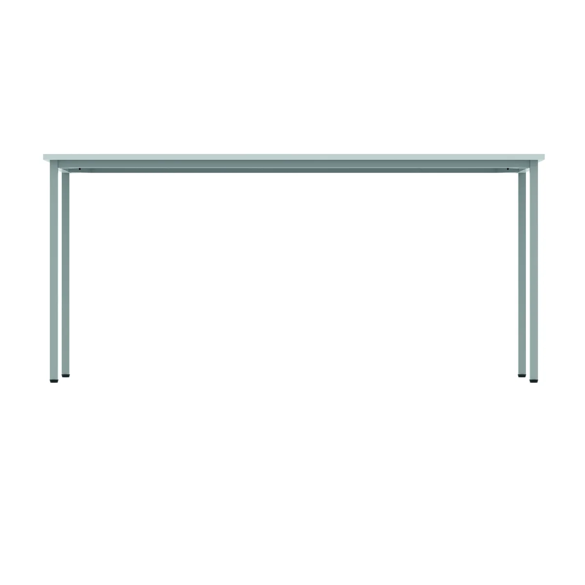 Polaris Rectangular Multipurpose Table 1600x600x730mm Arctic White/Silver KF77899 - Image 4