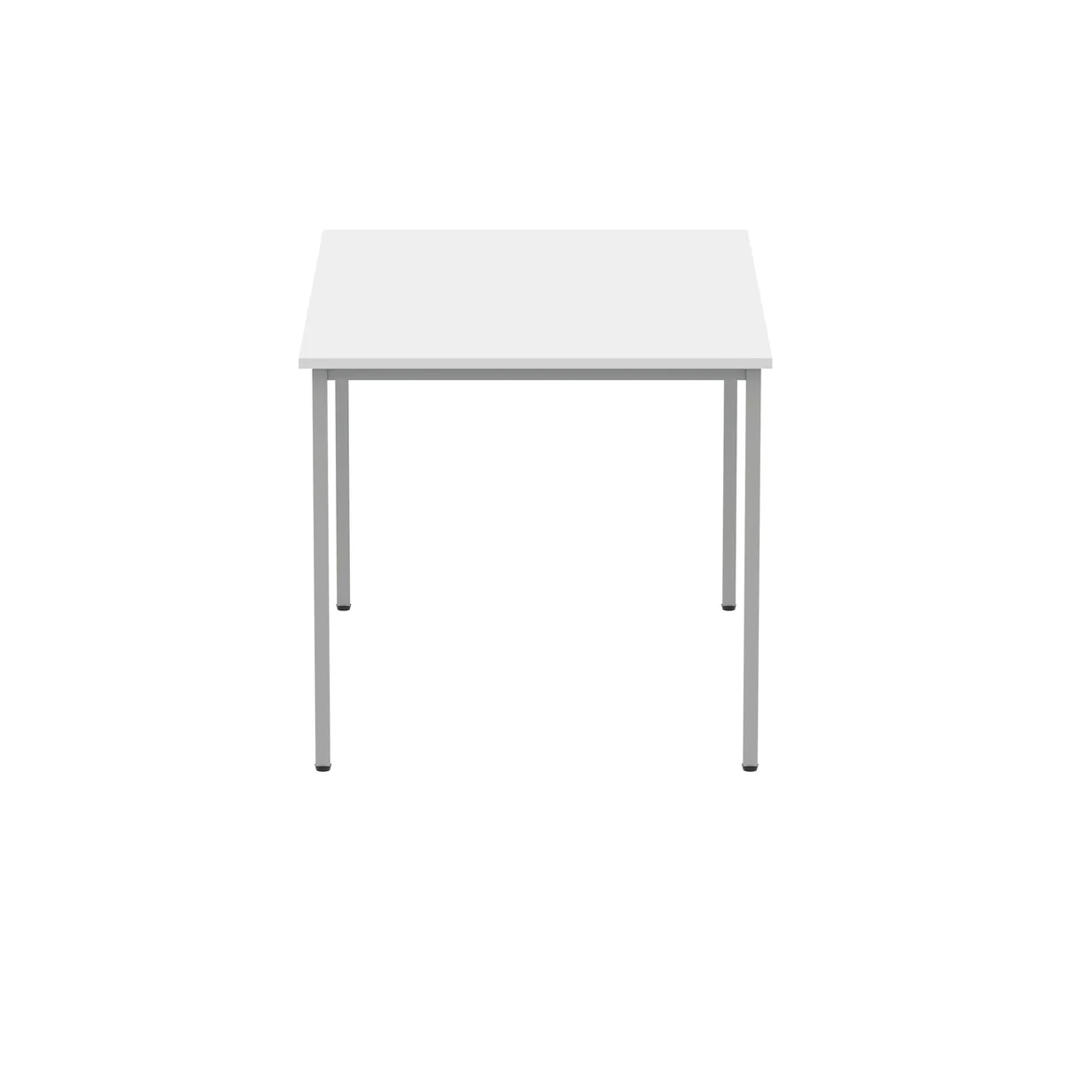 Polaris Rectangular Multipurpose Table 1200x800x730mm Arctic White/Silver KF77900 - Image 2
