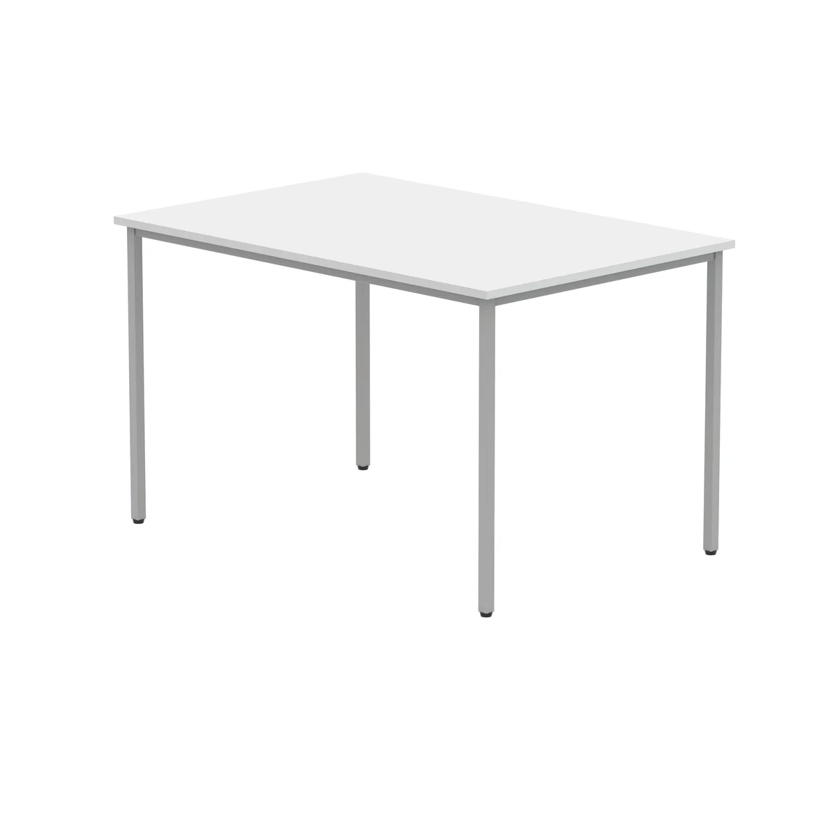 Polaris Rectangular Multipurpose Table 1200x800x730mm Arctic White/Silver KF77900 - Image 3