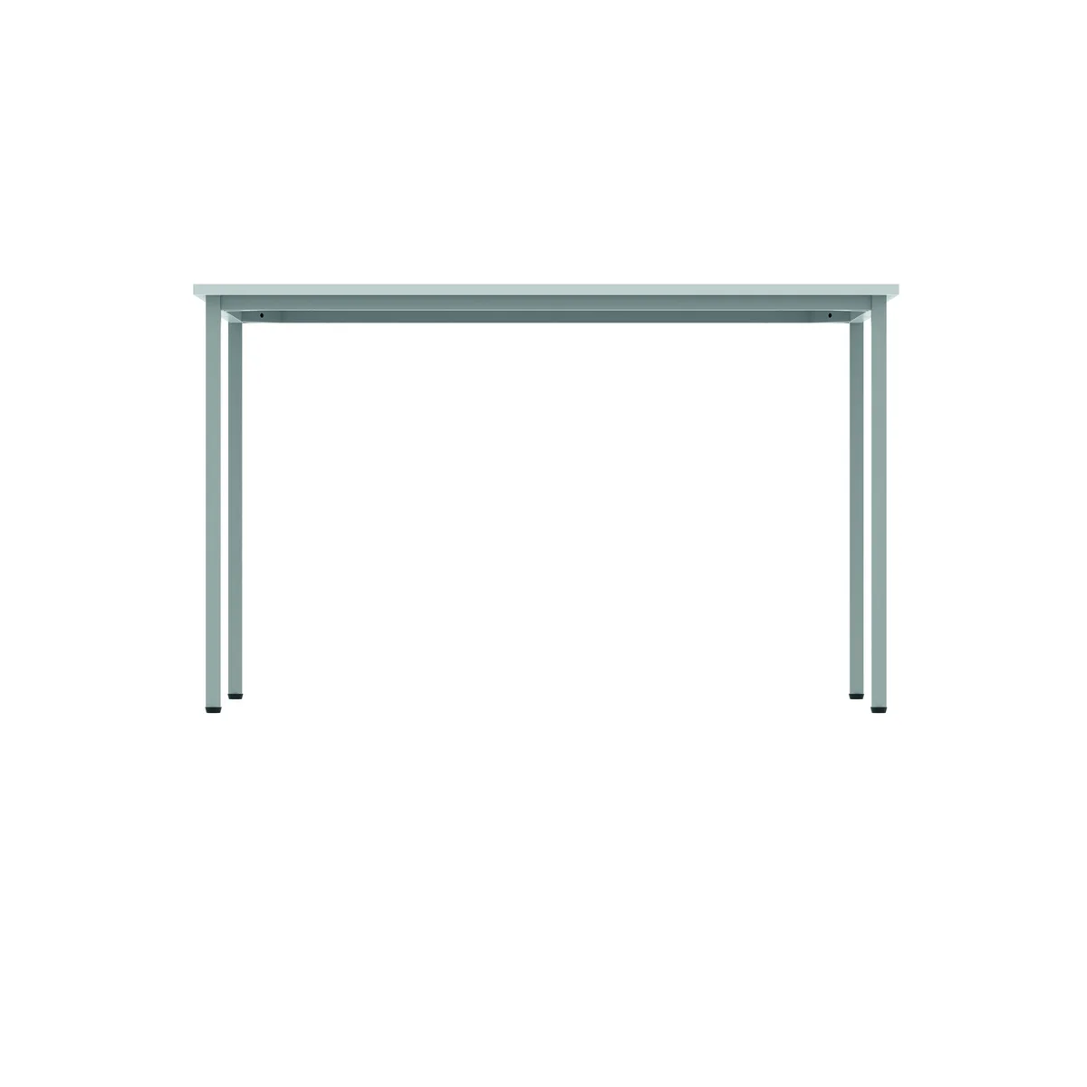 Polaris Rectangular Multipurpose Table 1200x800x730mm Arctic White/Silver KF77900 - Image 4
