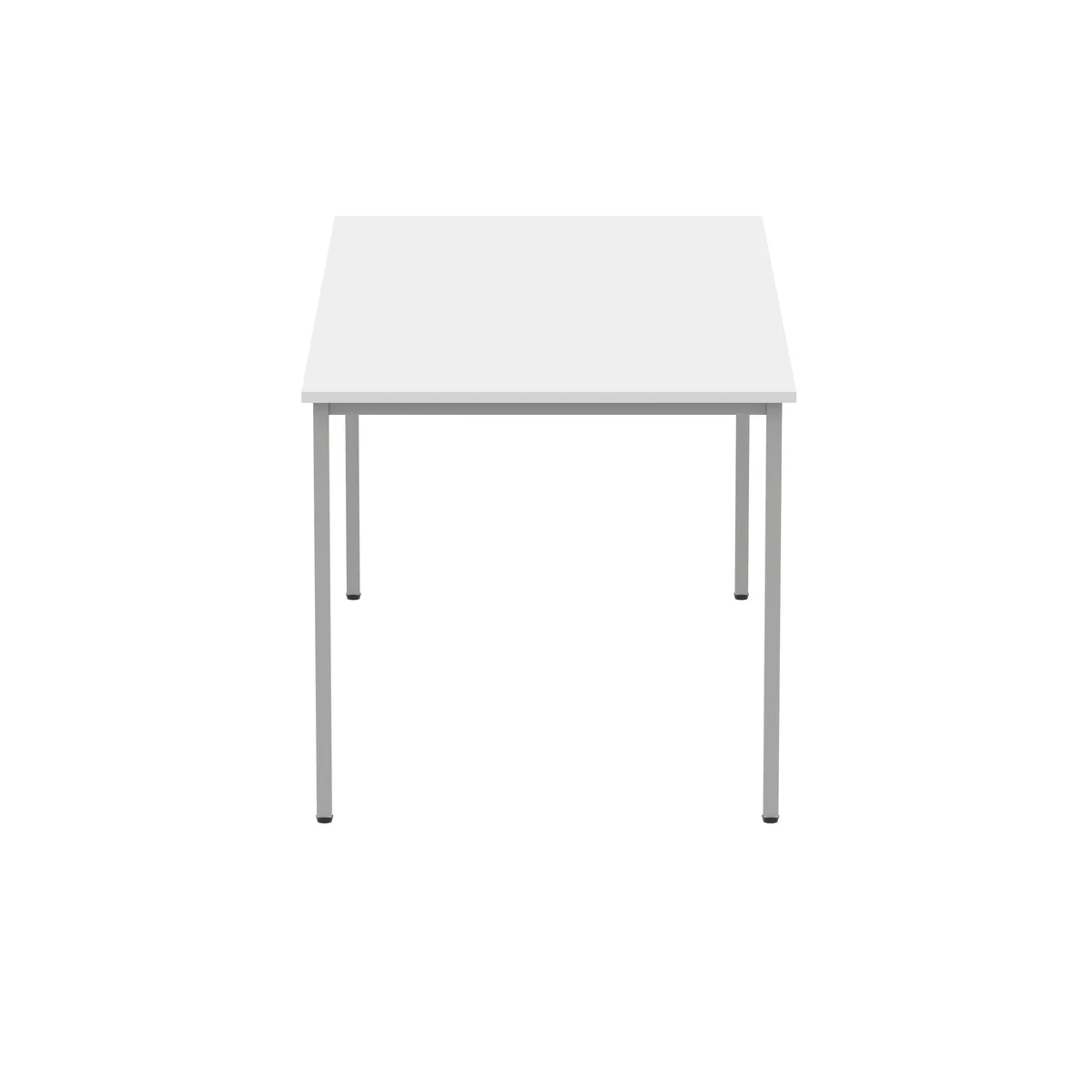 Polaris Rectangular Multipurpose Table 1600x800x730mm Arctic White/Silver KF77901 - Image 2