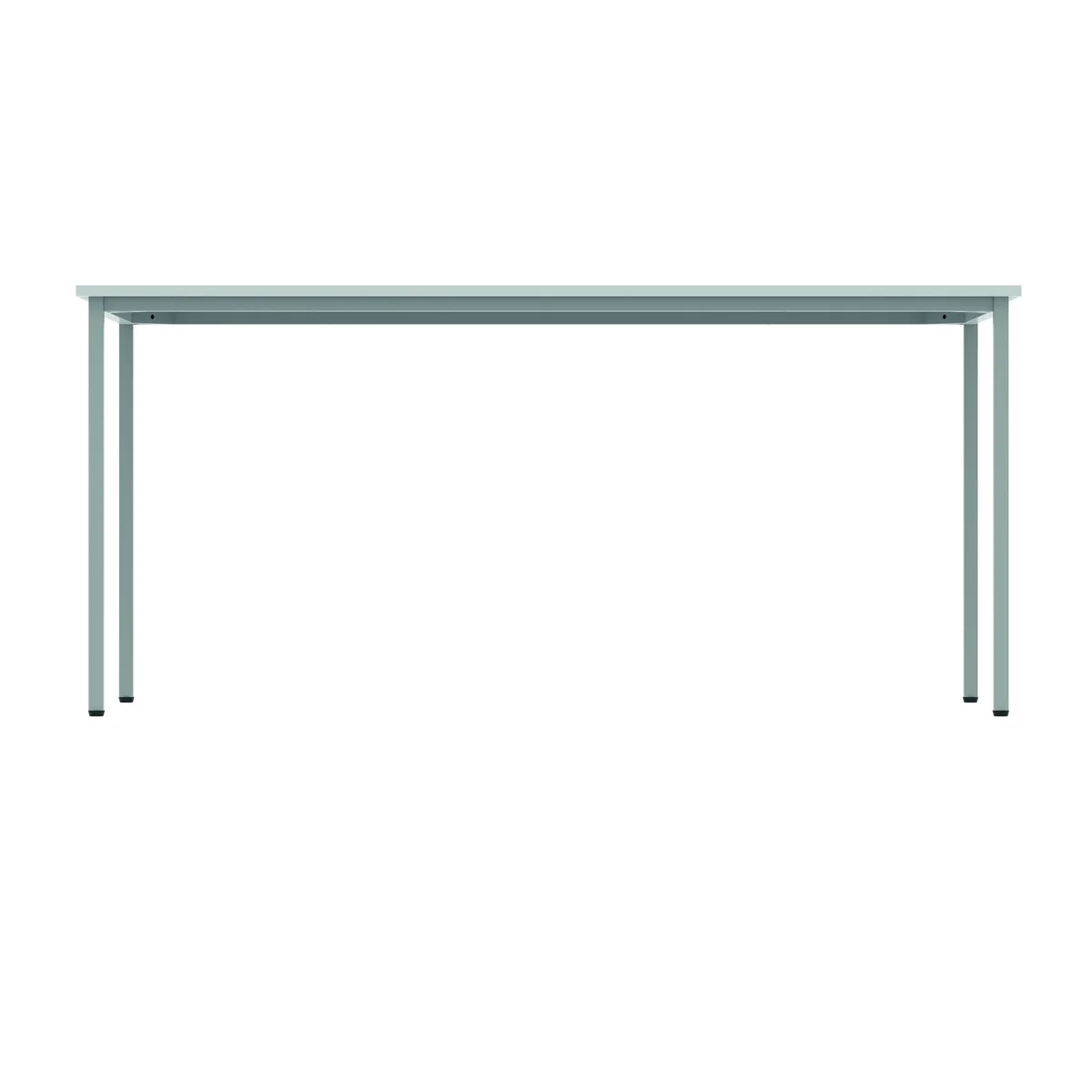 Polaris Rectangular Multipurpose Table 1600x800x730mm Arctic White/Silver KF77901 - Image 4