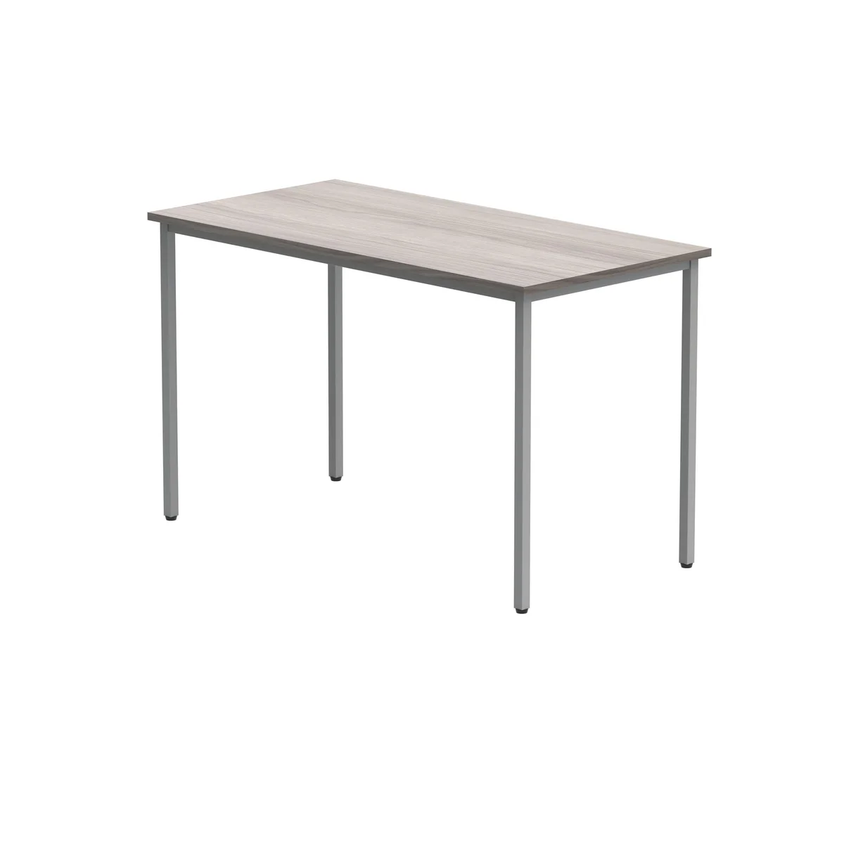 Polaris Rectangular Multipurpose Table 1200x600x730mm Alaskan Grey Oak/Silver KF77902 - Image 3