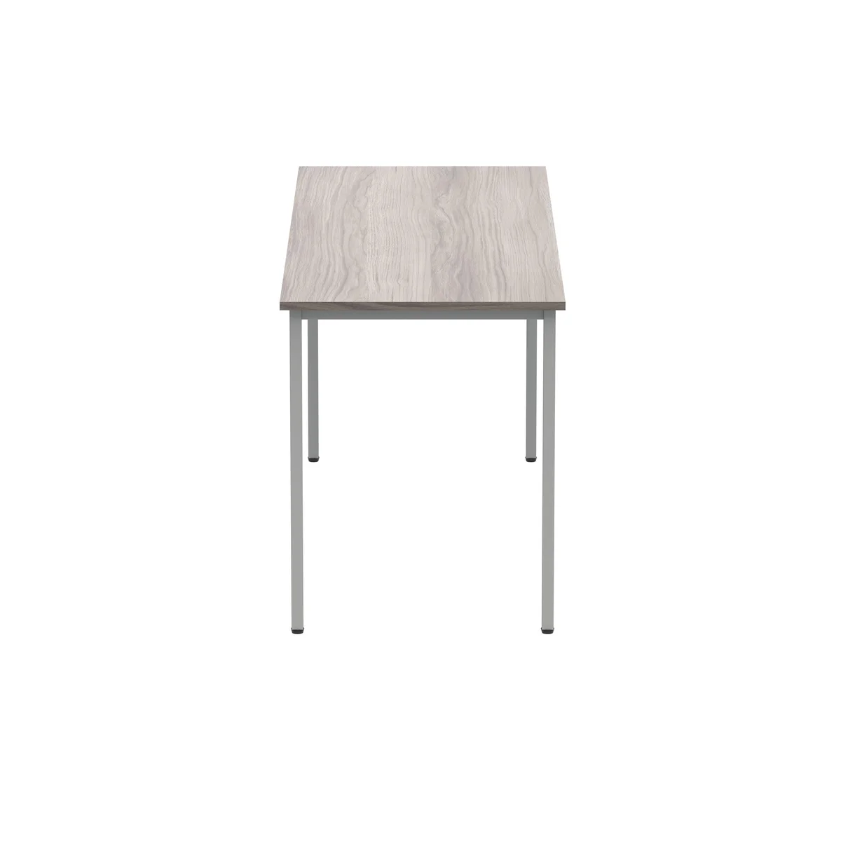 Polaris Rectangular Multipurpose Table 1600x600x730mm Alaskan Grey Oak/Silver KF77903 - Image 2