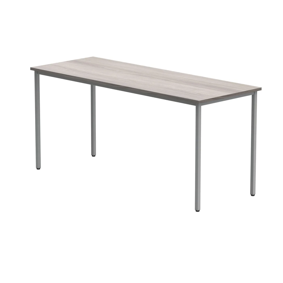 Polaris Rectangular Multipurpose Table 1600x600x730mm Alaskan Grey Oak/Silver KF77903 - Image 3