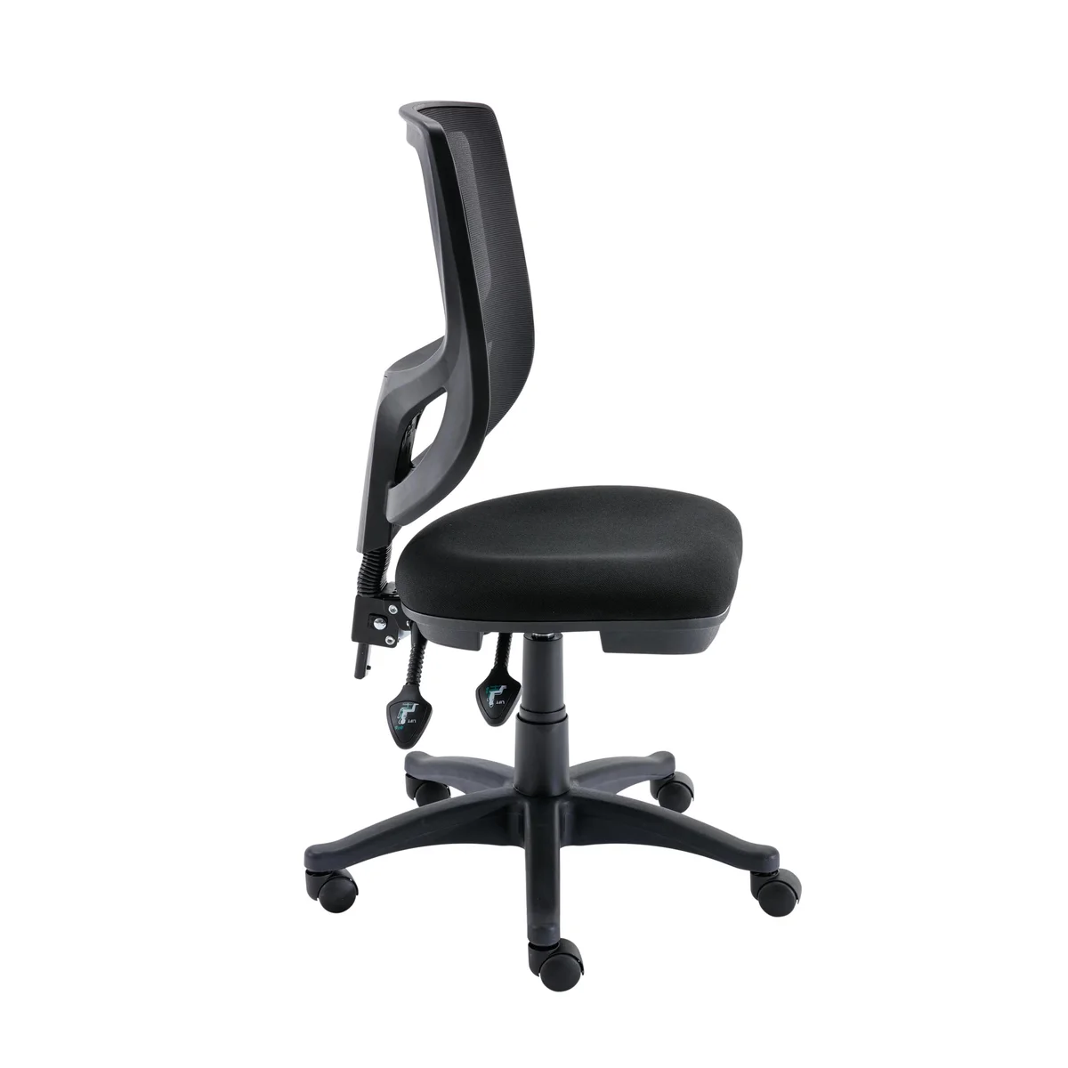 Polaris Nesta Mesh Back Operator Chair 2 Lever 590x900x1050mm Black KF77950 - Image 2